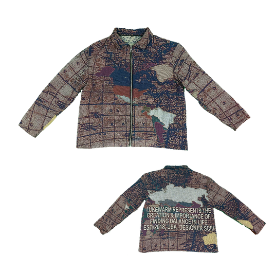 ‘Global’ Taupe Tapestry Jacket